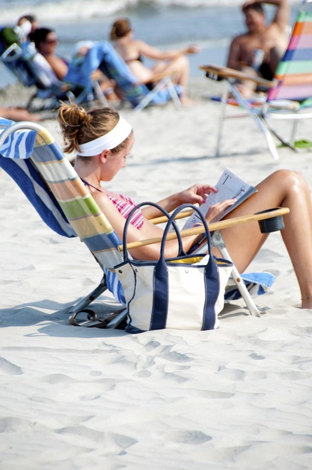 Beach Sand Girl Shore Sunshine Summer Beach Chair Beach Sand Girl Shore Sunshine Summer Beach Chair