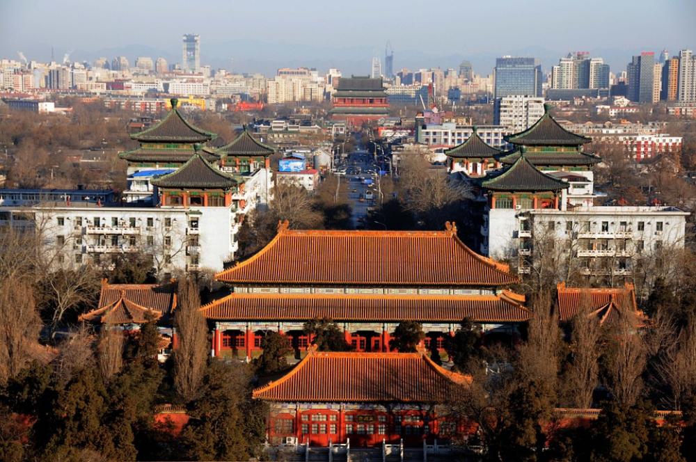 Beijing China The Scenery Silhouette China Wind Beijing China The Scenery Silhouette China Wind