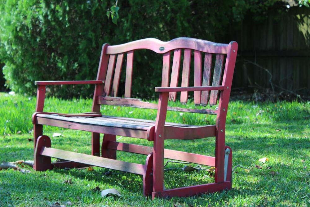 Bench Red Weathered Bench Red Weathered