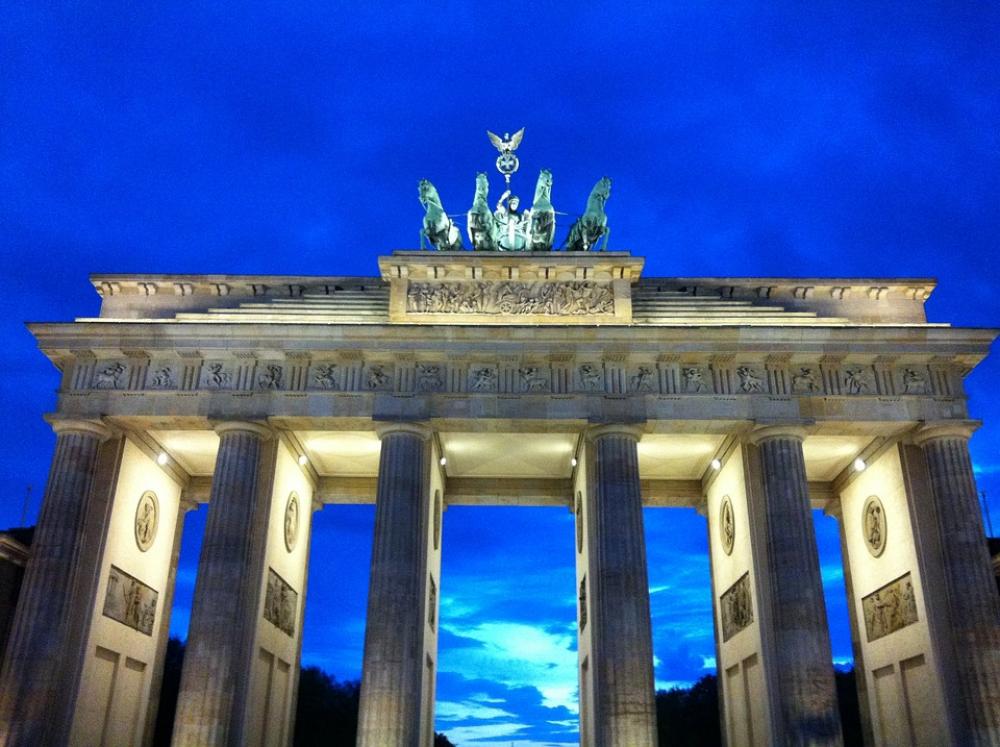 Berlin Brandenburg Gate Dusk Berlin Brandenburg Gate Dusk