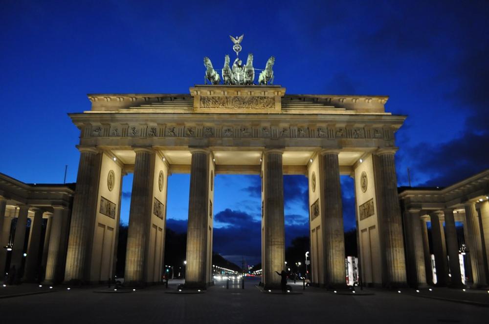 Berlin Brandenburg Gate Gate Brandenburg Night Berlin Brandenburg Gate Gate Brandenburg Night