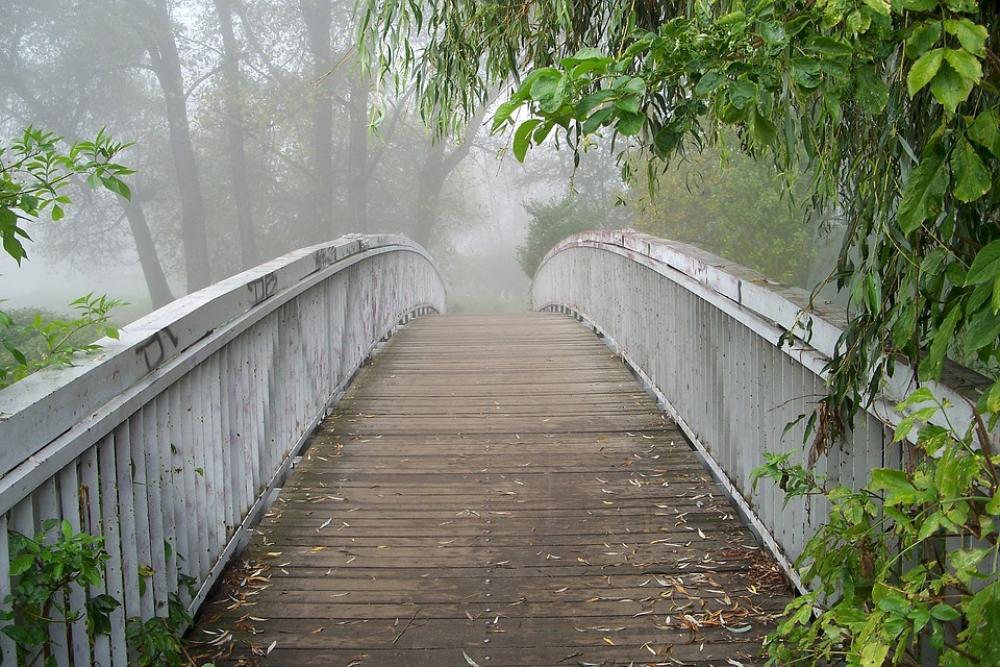 Bridge Romantic View Mood Landscape Beautiful Bridge Romantic View Mood Landscape Beautiful
