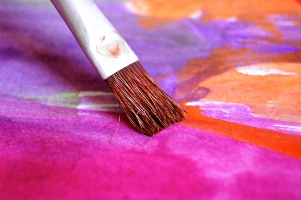 Brush Color Paint Play Watercolor Art Pink Image Brush Color Paint Play Watercolor Art Pink Image
