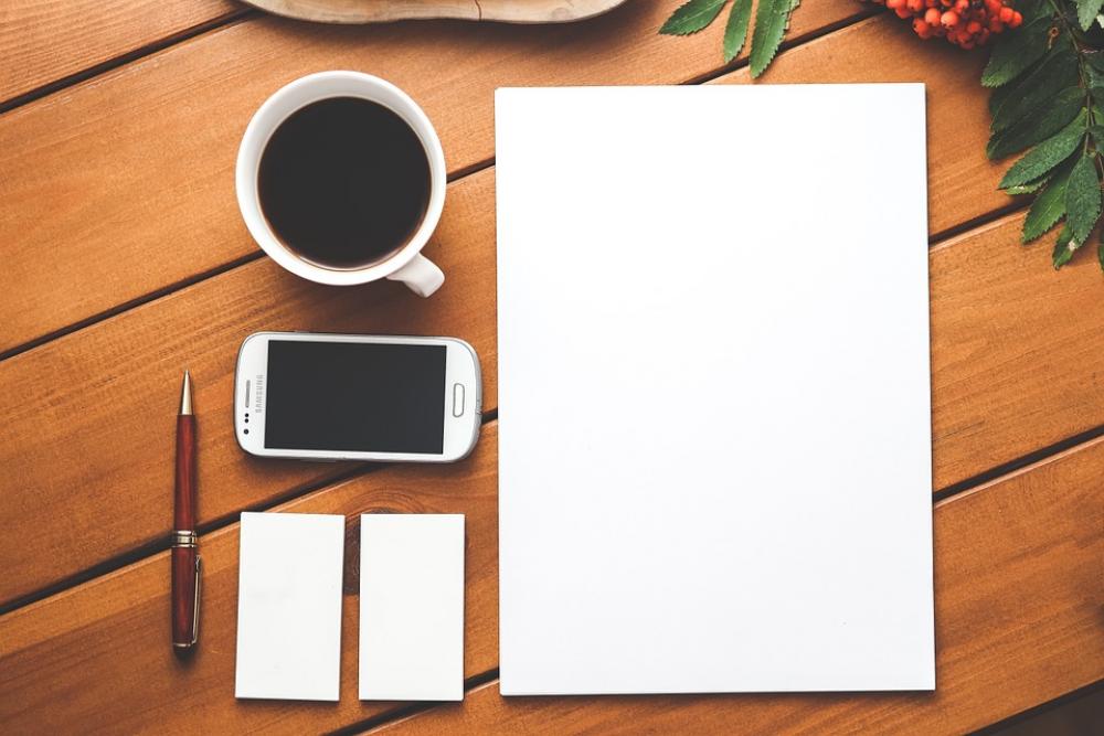 Business Branding Blank Paper Business Card Business Branding Blank Paper Business Card