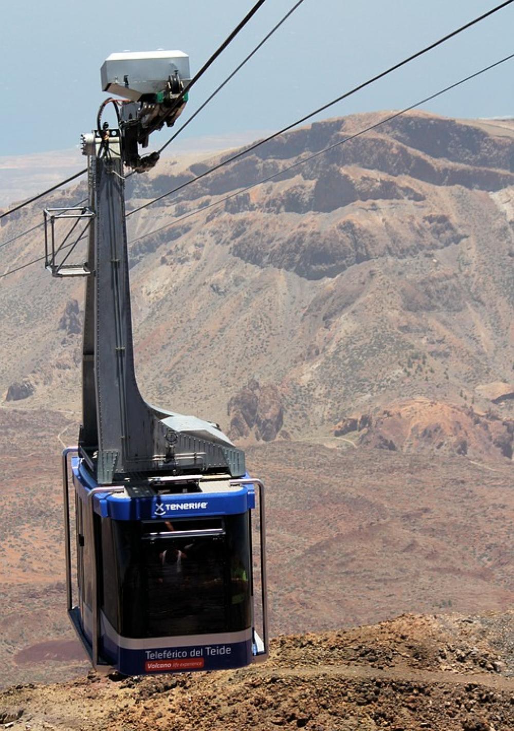 Cableway Cabin Transport Tenerife Teide Volcano Cableway Cabin Transport Tenerife Teide Volcano