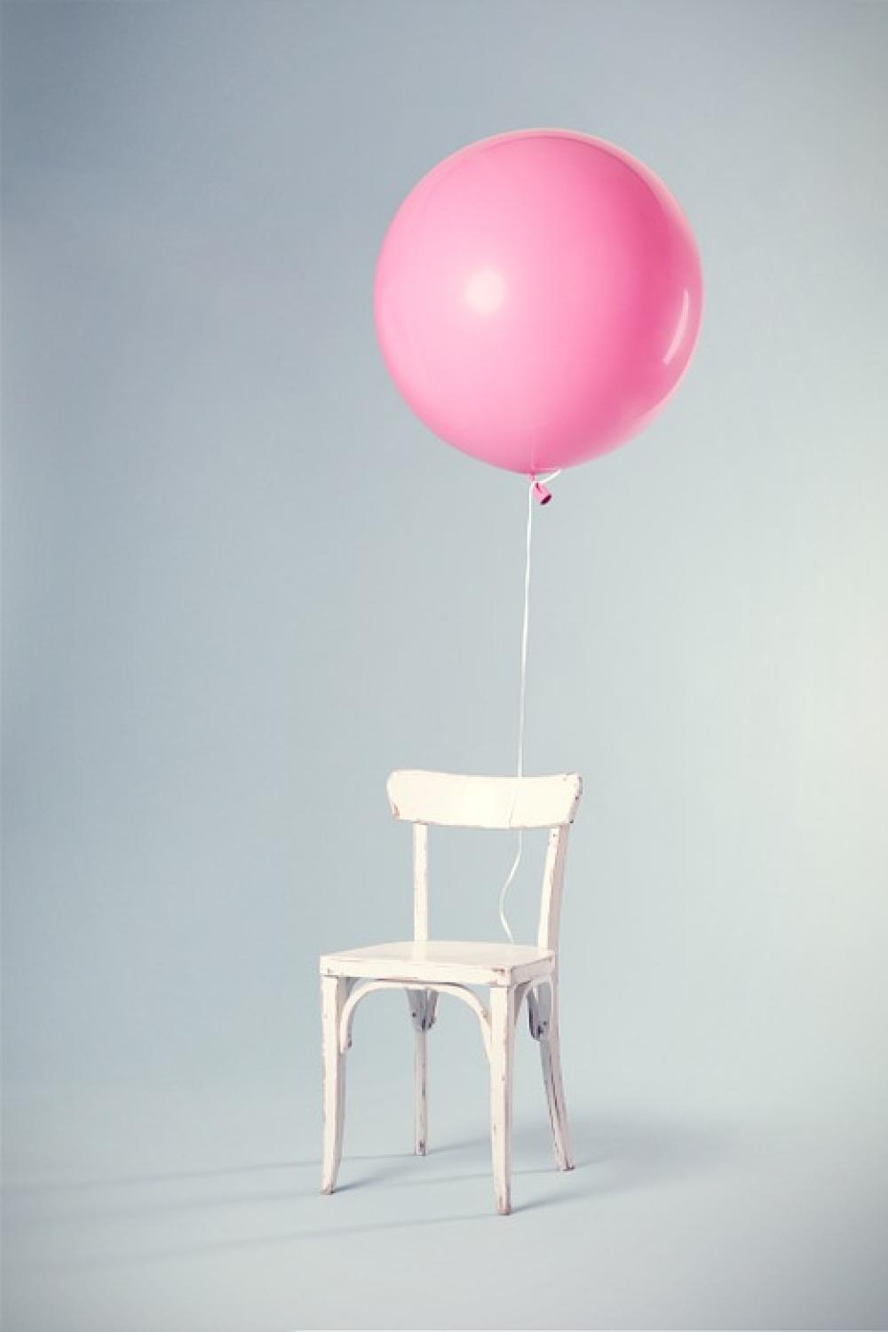 Chair Balloon Celebration Party Interior White Chair Balloon Celebration Party Interior White