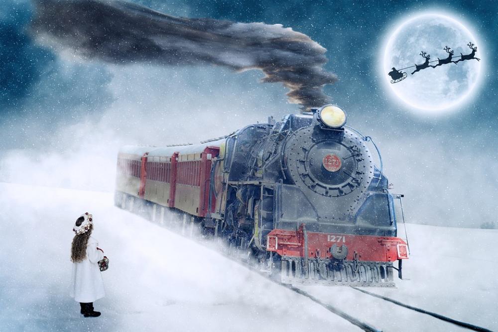 Christmas Motif Christmas Advent Steam Locomotive Christmas Motif Christmas Advent Steam Locomotive