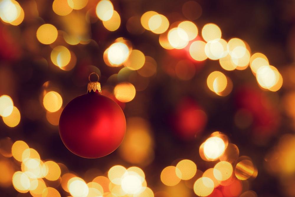 Christmas Tree Christmas Bauble Christmas Bokeh Red Christmas Tree Christmas Bauble Christmas Bokeh Red