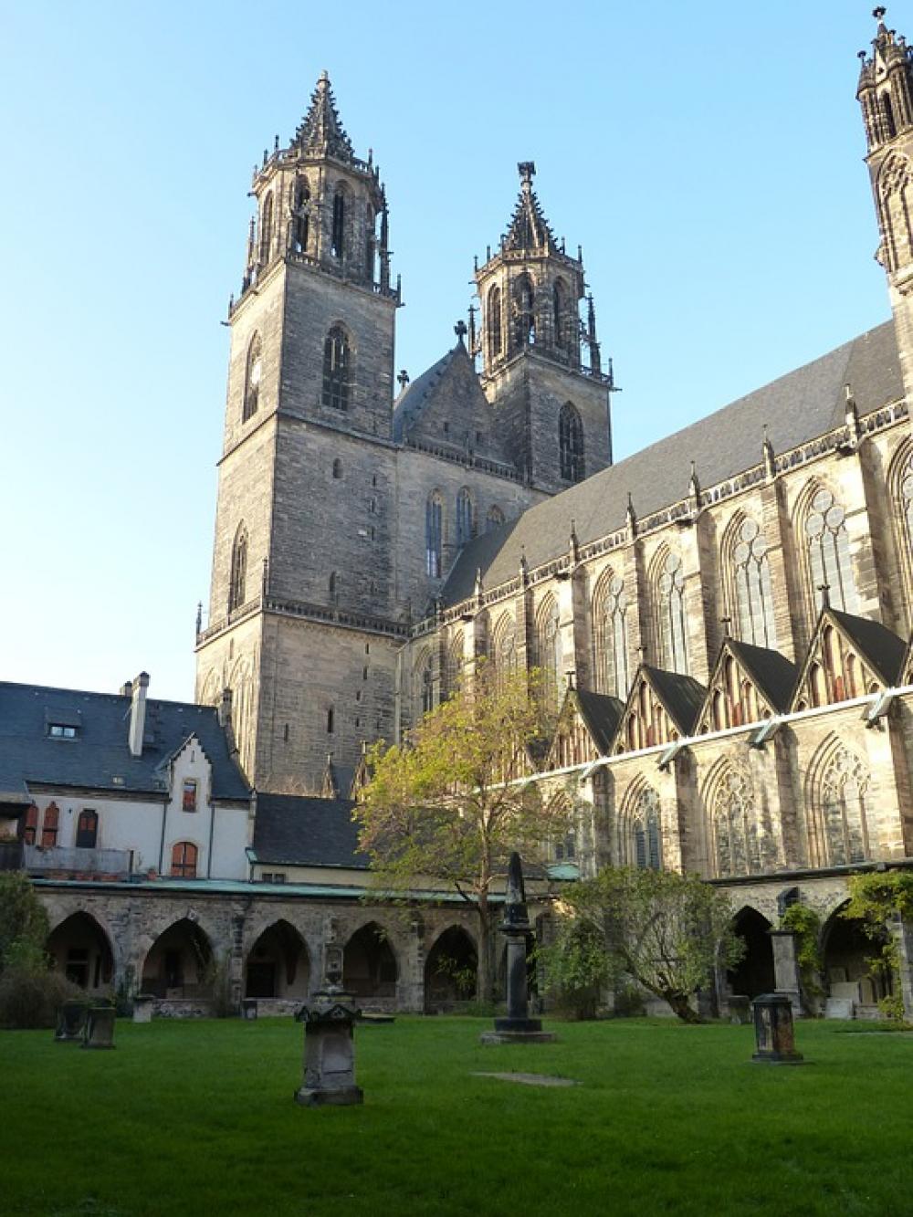 Church Dom Building Magdeburg Saxony-Anhalt Gothic Church Dom Building Magdeburg Saxony-Anhalt Gothic