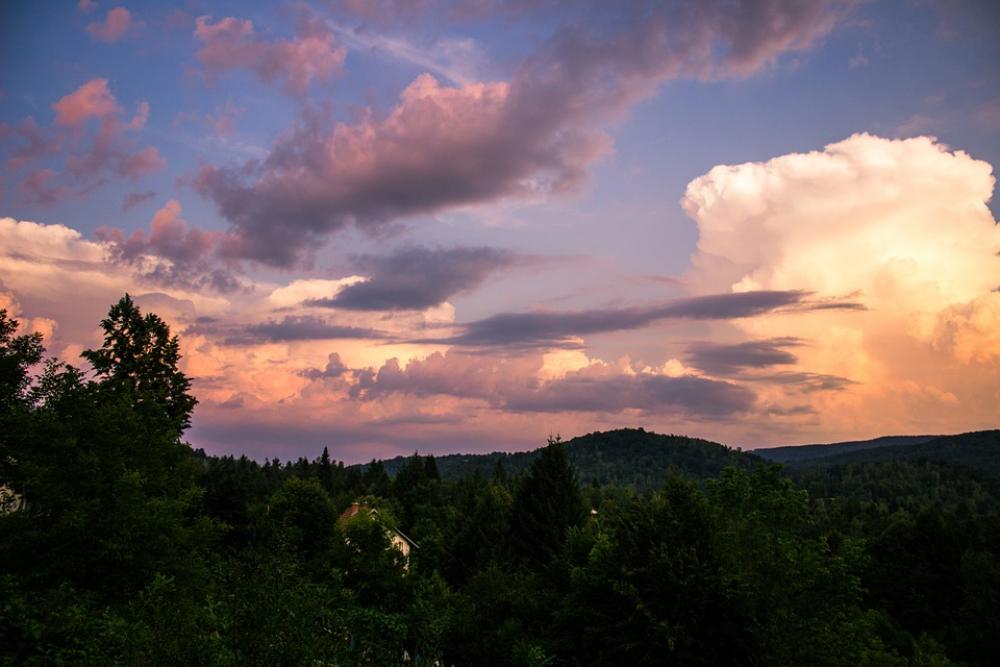 Clouds Impressive Forest Sky Nature Landscape Clouds Impressive Forest Sky Nature Landscape
