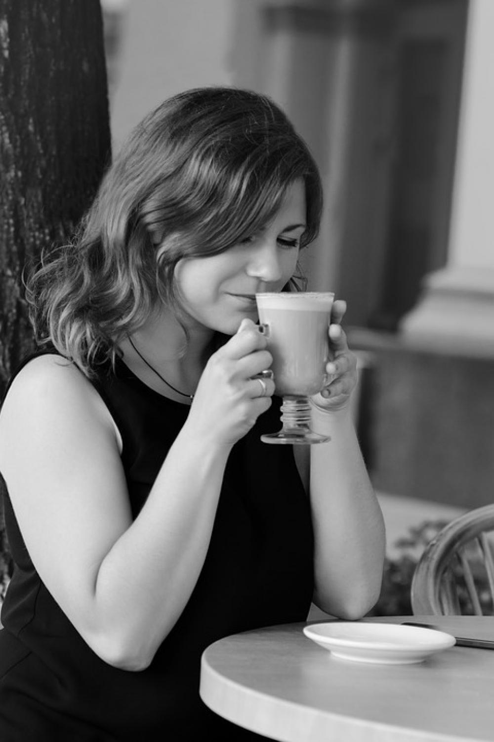 Coffee Woman Girl Thoughts Hands Café People Coffee Woman Girl Thoughts Hands Café People