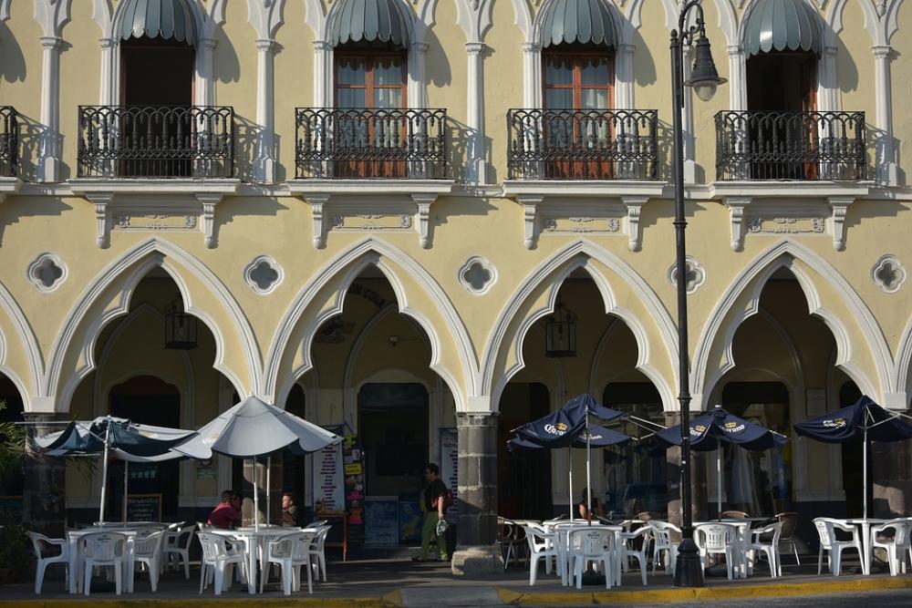 Colima Center Street City Urban Buildings Colima Center Street City Urban Buildings