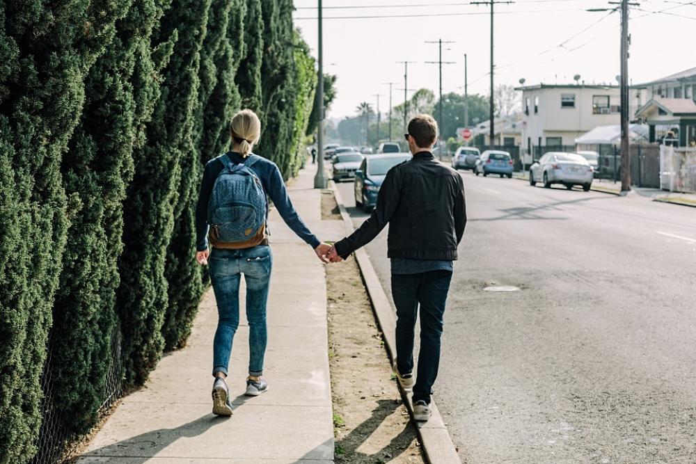 Couple Holding Hands Walking Love Couple Holding Hands Walking Love