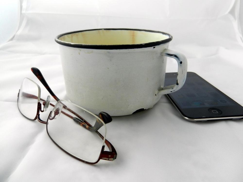 Cup Sunglasses Phone Breakfast Mobile Phone Cup Sunglasses Phone Breakfast Mobile Phone