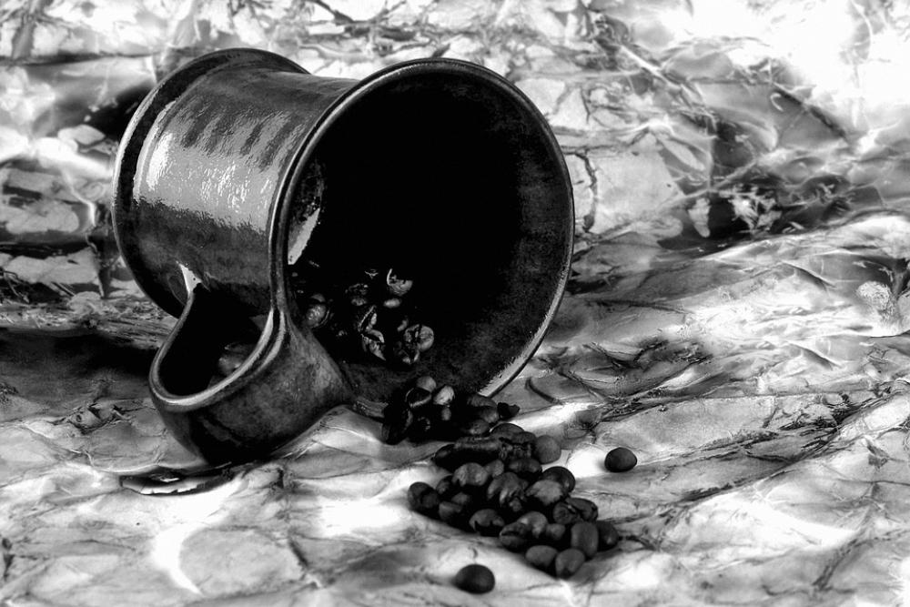 Cup Coffee Grain Retro Grain Coffee Still Life Cup Coffee Grain Retro Grain Coffee Still Life