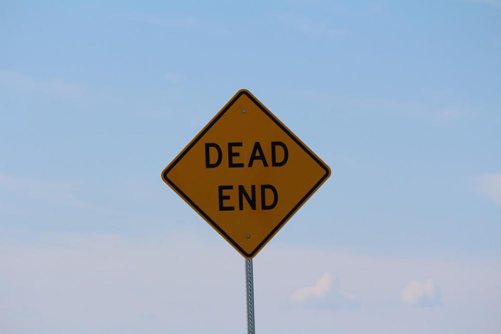 Dead End Sign Symbol Social Banner Communication Dead End Sign Symbol Social Banner Communication