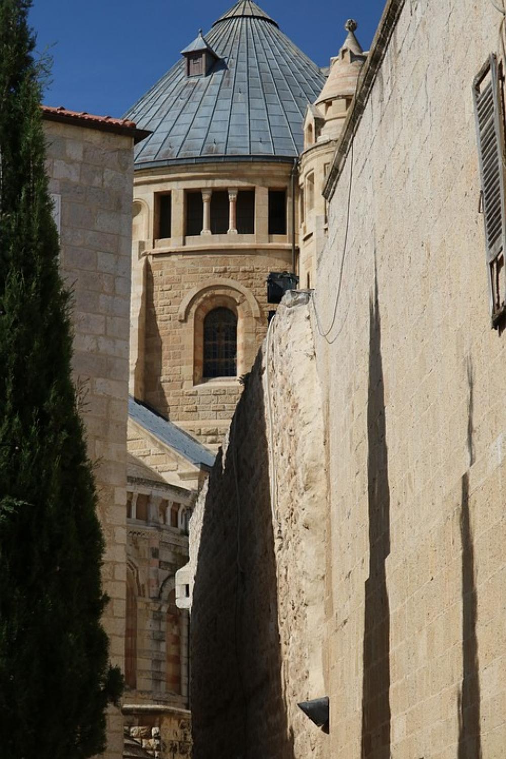 Dormition Abbey Jerusalem Monks Monastery Christian Dormition Abbey Jerusalem Monks Monastery Christian