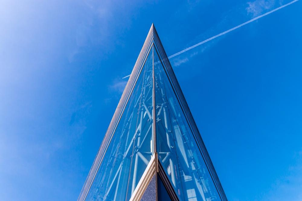 Düsseldorf City Gate Abstract Glass Facade Düsseldorf City Gate Abstract Glass Facade