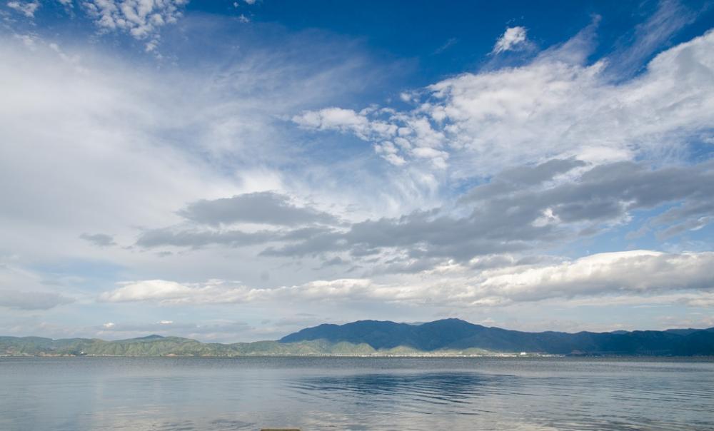 Erhai Lake Blue Sky White Cloud Erhai Lake Blue Sky White Cloud