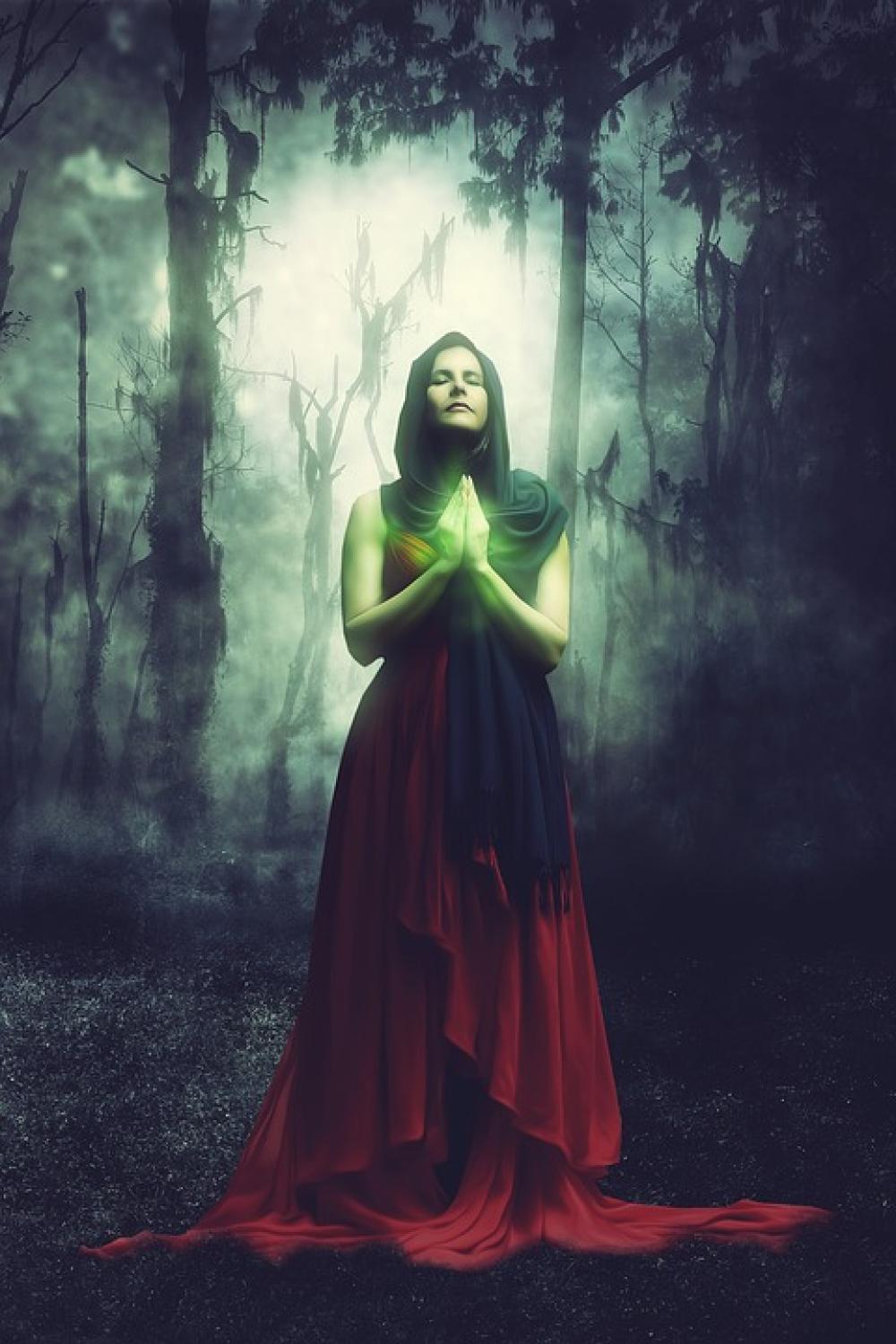 Fantasy Forest Magic Surreal Artistic Woman Fantasy Forest Magic Surreal Artistic Woman
