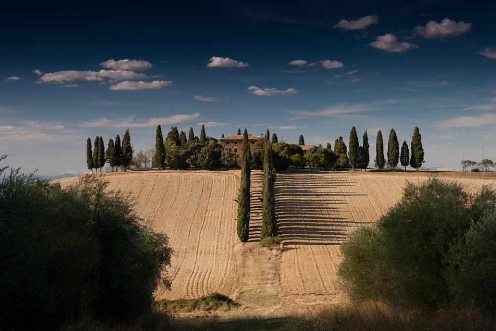 Fields Farm Land Countryside Mansion Spain Dry Fields Farm Land Countryside Mansion Spain Dry