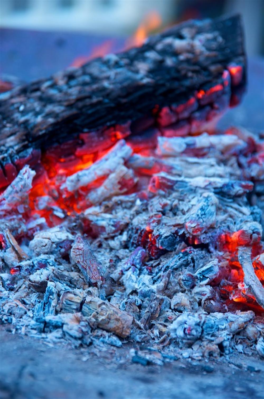 Fire Ashes Burning Hot Flame Wood Embers Burnt Fire Ashes Burning Hot Flame Wood Embers Burnt