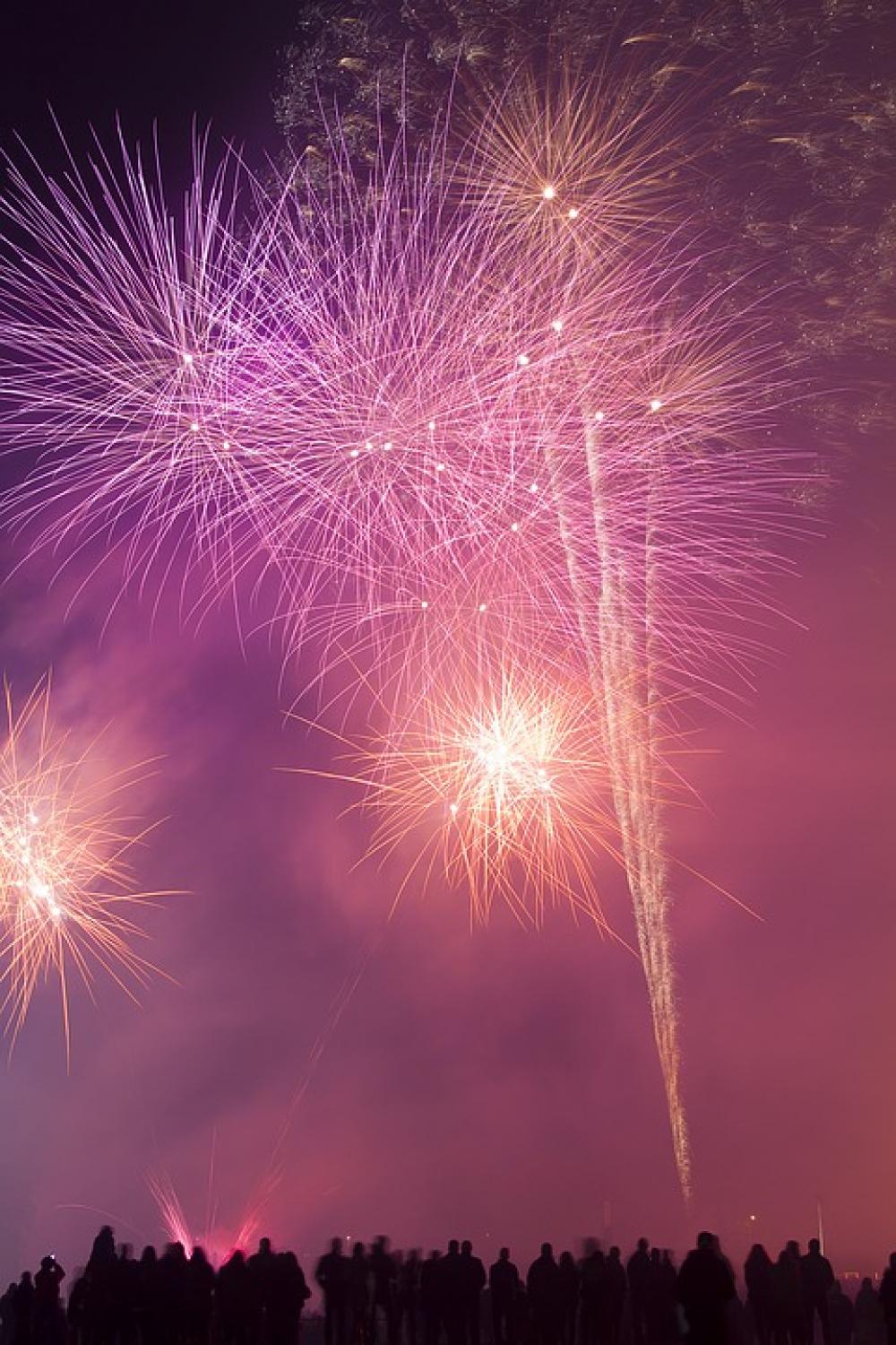 Firework Fire Illumination Night Sky Event People Firework Fire Illumination Night Sky Event People