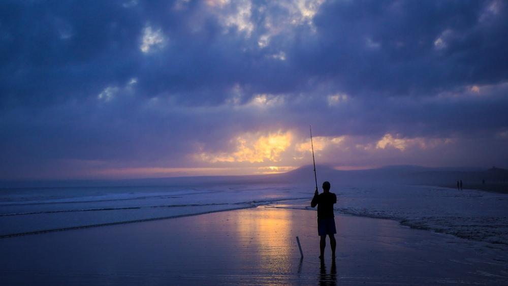 Fisherman Seaside Sea Fishing Shore Beach Ocean Fisherman Seaside Sea Fishing Shore Beach Ocean