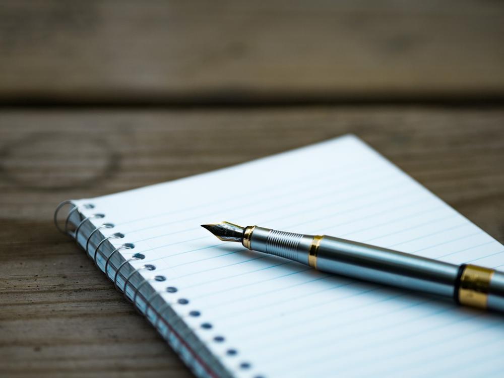 Fountain Pen Note Notebook Page Paper Pen Fountain Pen Note Notebook Page Paper Pen