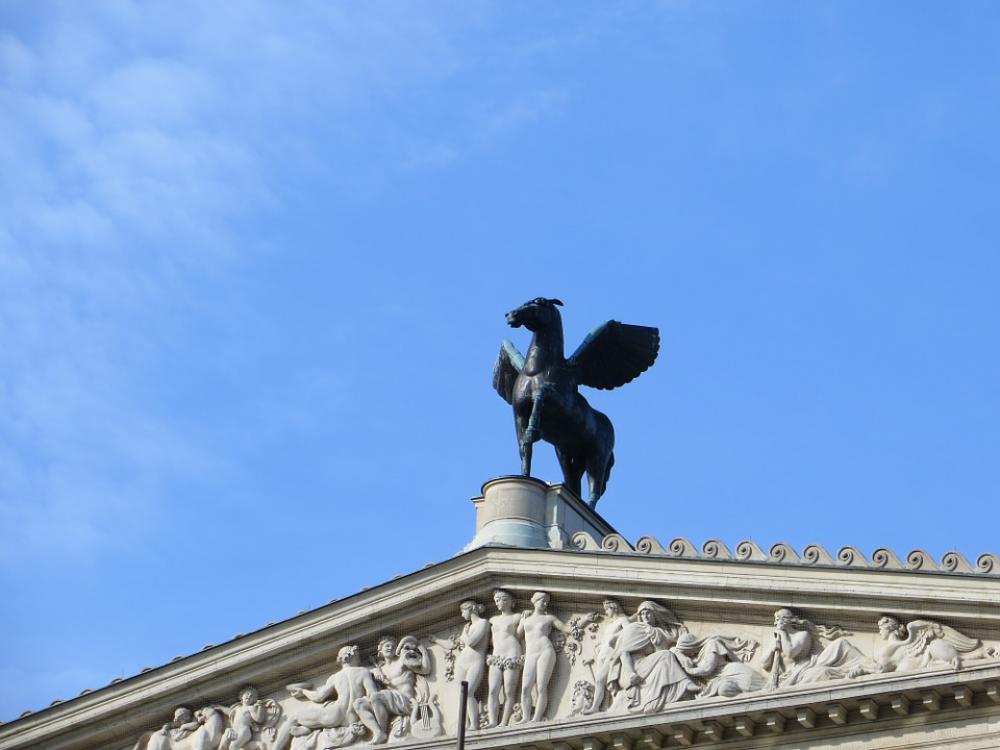 Frankfurt Opera City Hesse Building Monument Frankfurt Opera City Hesse Building Monument