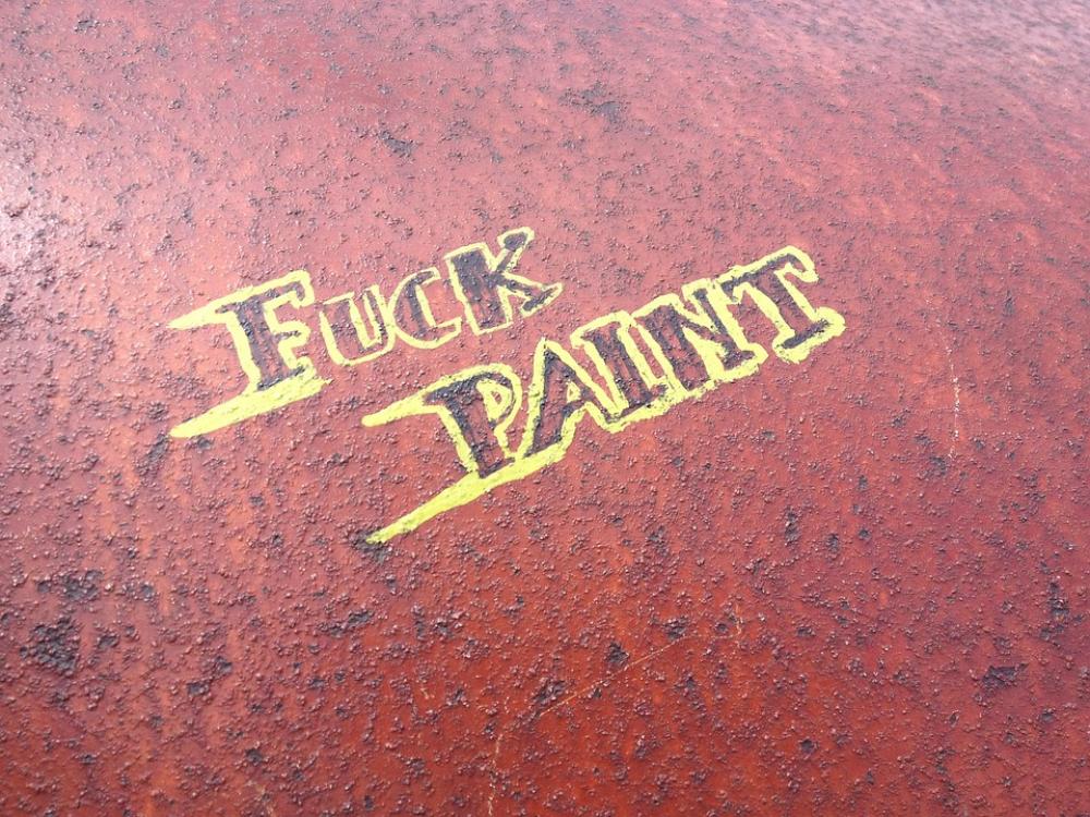 Fuck Paint Graffiti Rust Rusty Rusted Iron Metal Fuck Paint Graffiti Rust Rusty Rusted Iron Metal