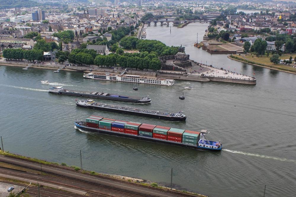 Germany Koblenz Rhine Mosel Sachsen River Germany Koblenz Rhine Mosel Sachsen River