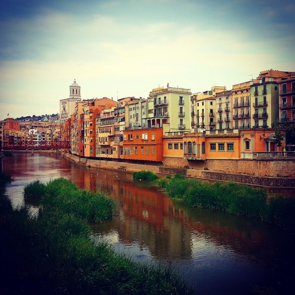 Girona Onyar Landscape Girona Onyar Landscape