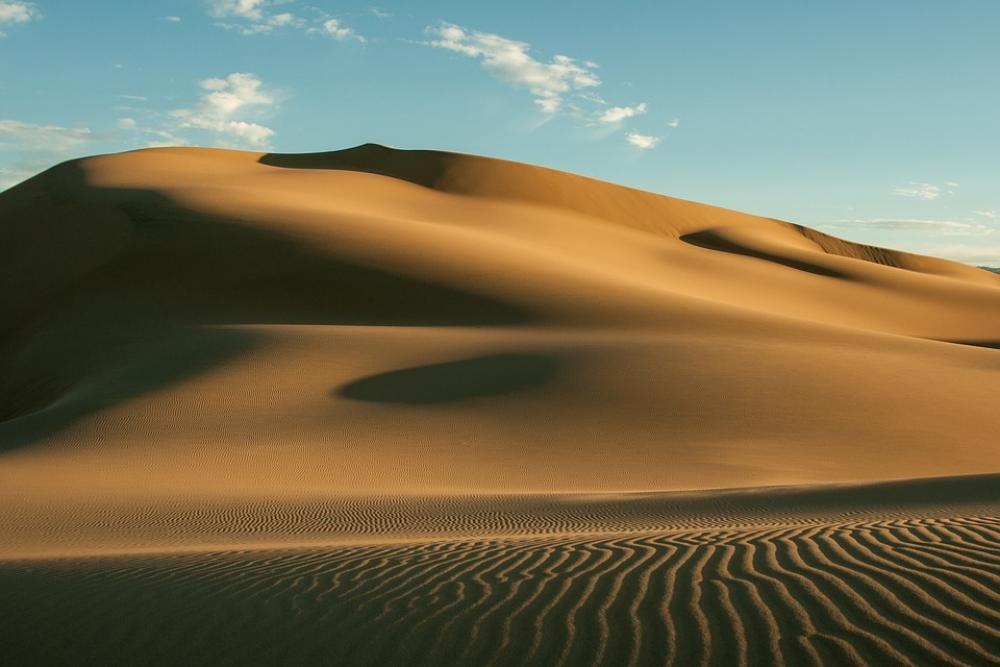 Gobi Desert Dunes Sand Hot Sand Dune Mongolia Gobi Desert Dunes Sand Hot Sand Dune Mongolia