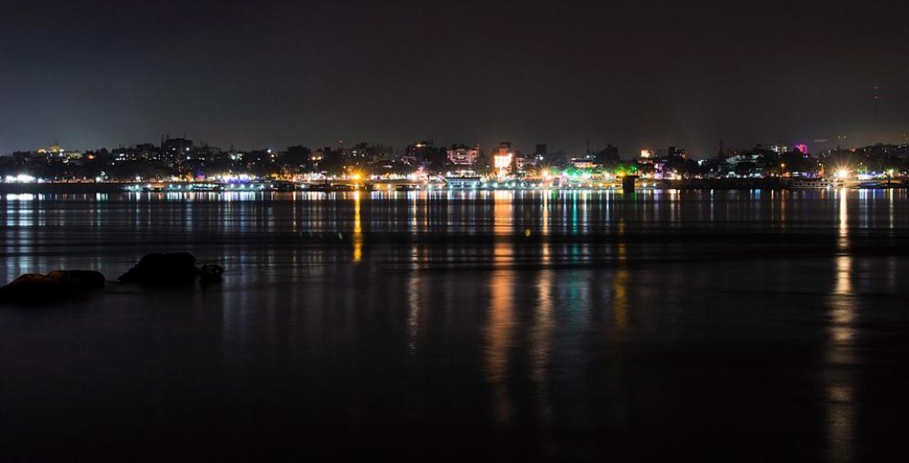 Guwahati India Assam City Landscape Night Guwahati India Assam City Landscape Night