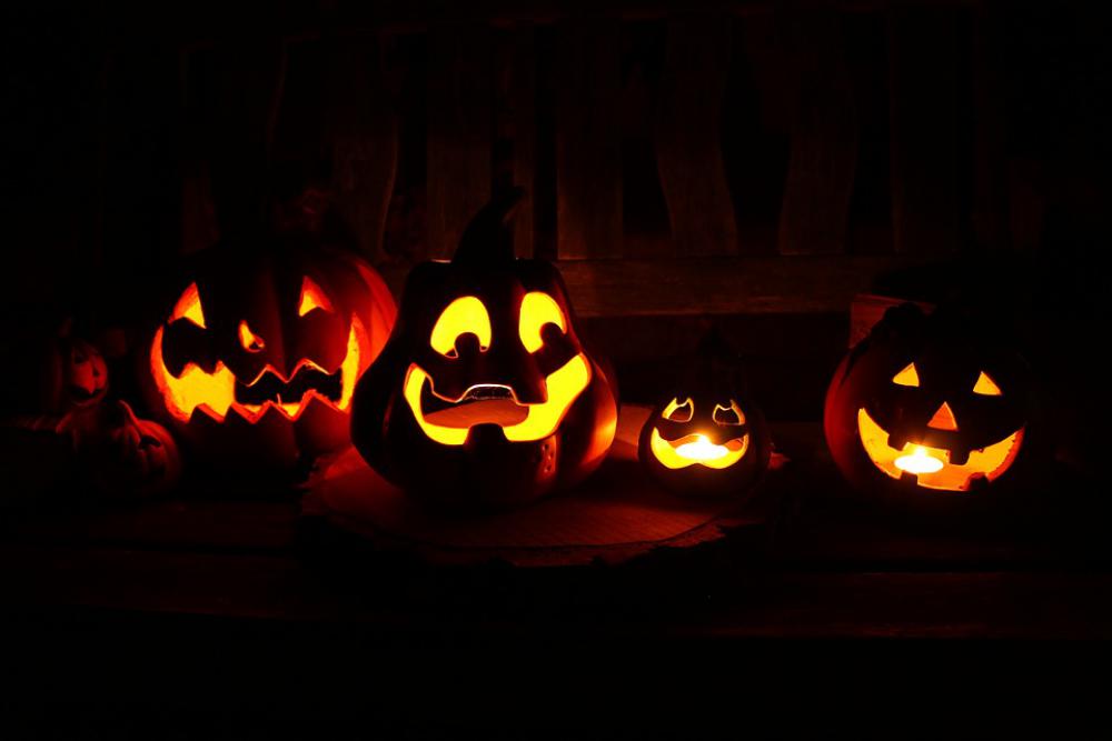 Halloween Lanterns Pumpkin October Creepy Orange Halloween Lanterns Pumpkin October Creepy Orange