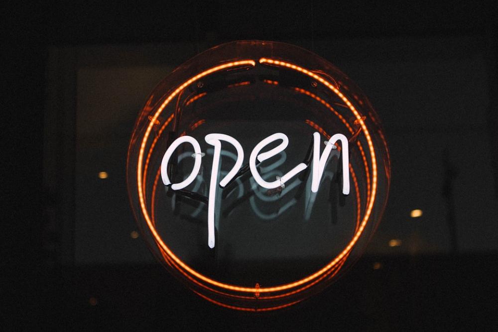 Illuminated Light Neon Light Sign Open Entry Illuminated Light Neon Light Sign Open Entry