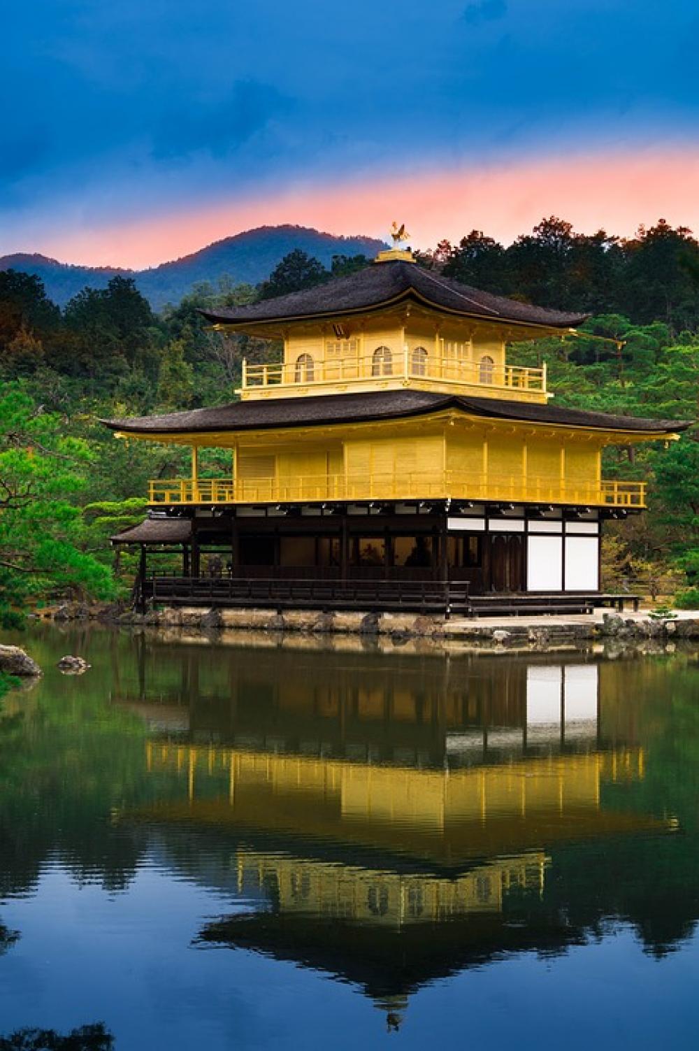 Japan Kyoto Temple Architecture Golden Pavilion Japan Kyoto Temple Architecture Golden Pavilion
