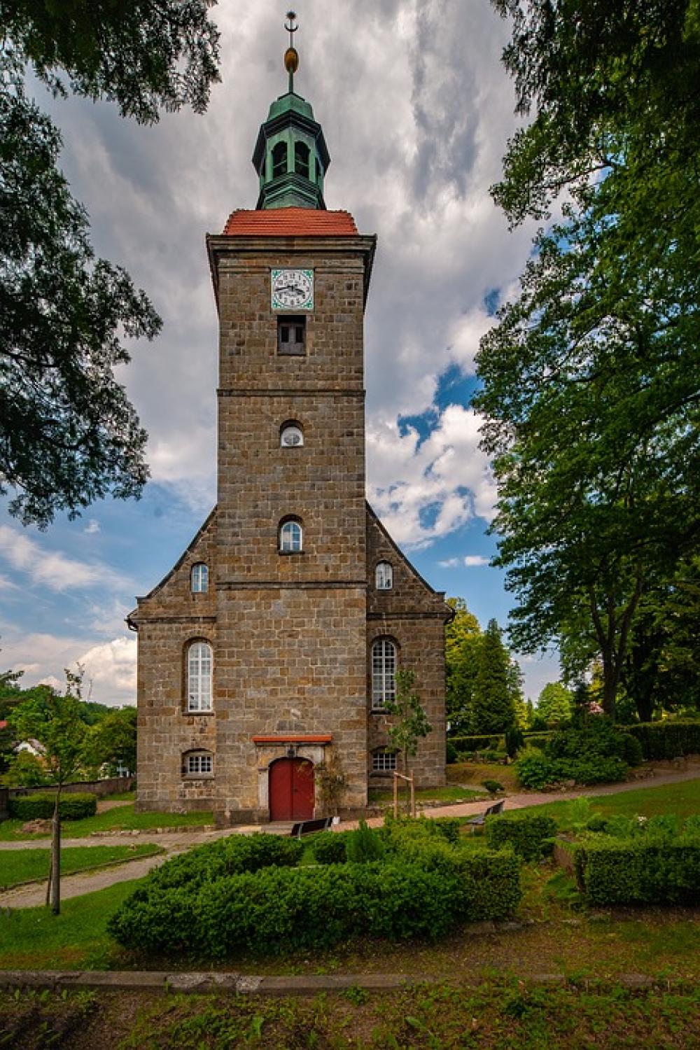 Jonsdorf Saxony Church Germany Architecture Jonsdorf Saxony Church Germany Architecture