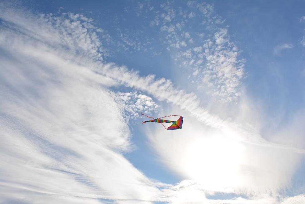 Kite Sky Toy Clouds Air Play Flying Fly Leisure Kite Sky Toy Clouds Air Play Flying Fly Leisure