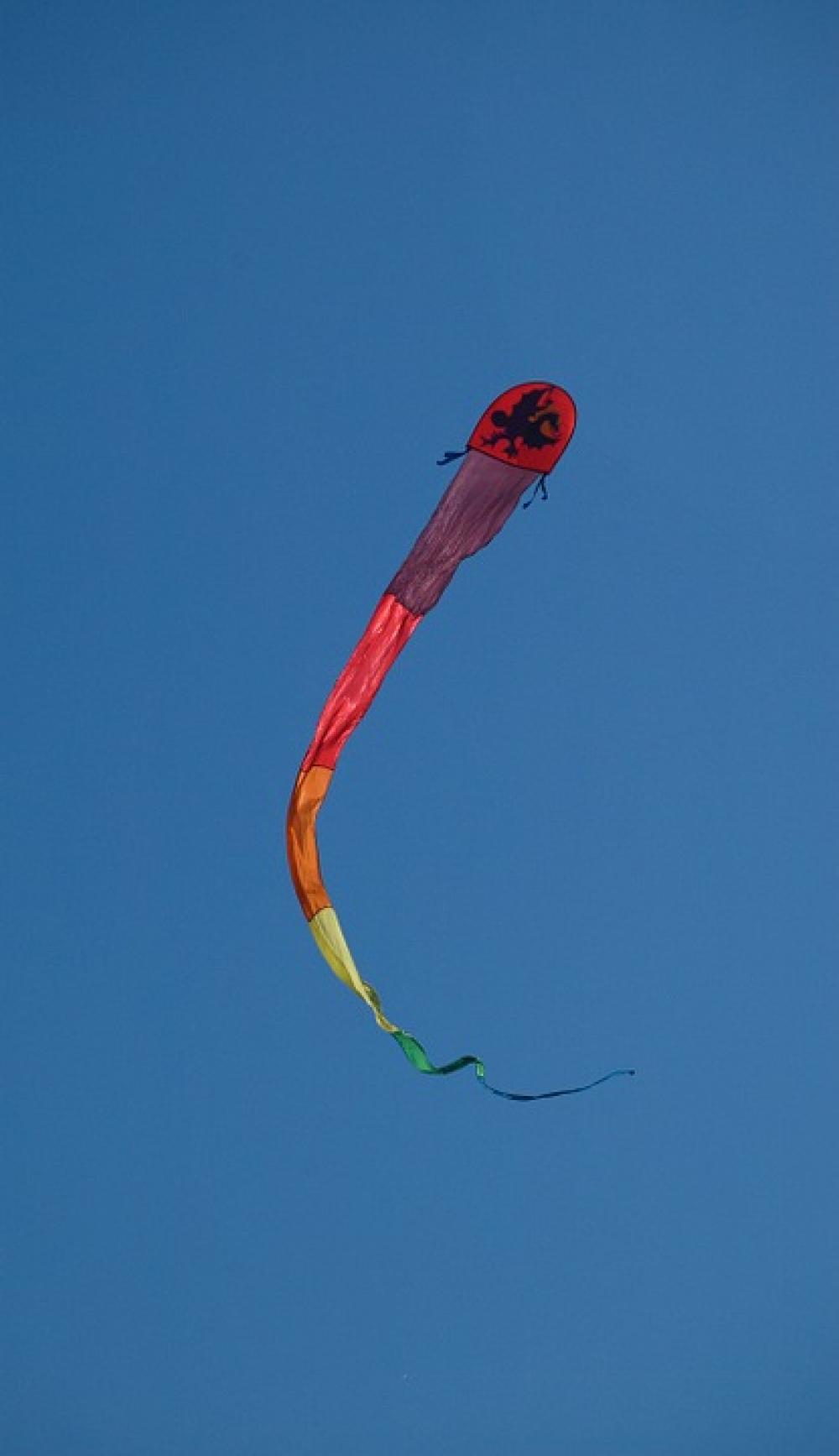 Kite Sky Fly Flying Wind Recreation Kite Sky Fly Flying Wind Recreation