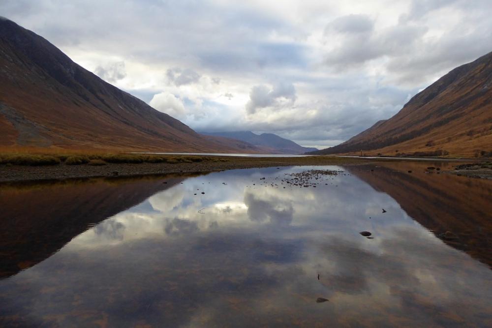 Lake Mountain Loch Water Reflection Sky Valley Lake Mountain Loch Water Reflection Sky Valley
