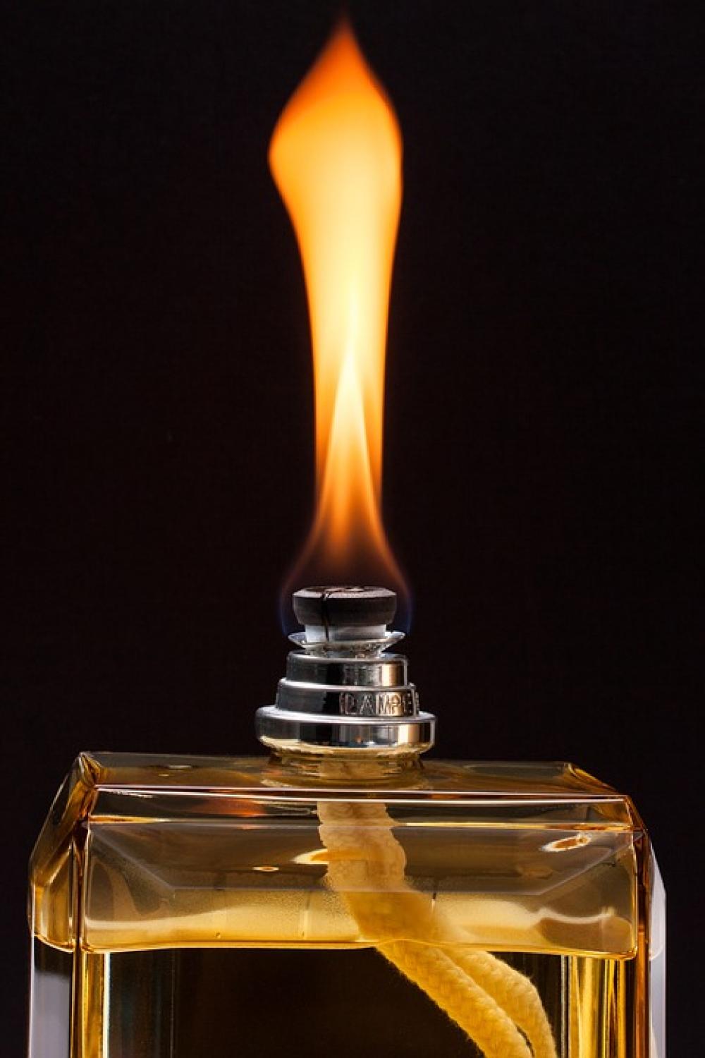 Lamp Flame Glass Bottle Air Improvement Flacon Lamp Flame Glass Bottle Air Improvement Flacon