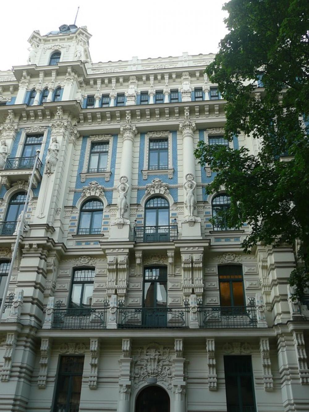 Latvia Riga Art Nouveau Latvia Riga Art Nouveau