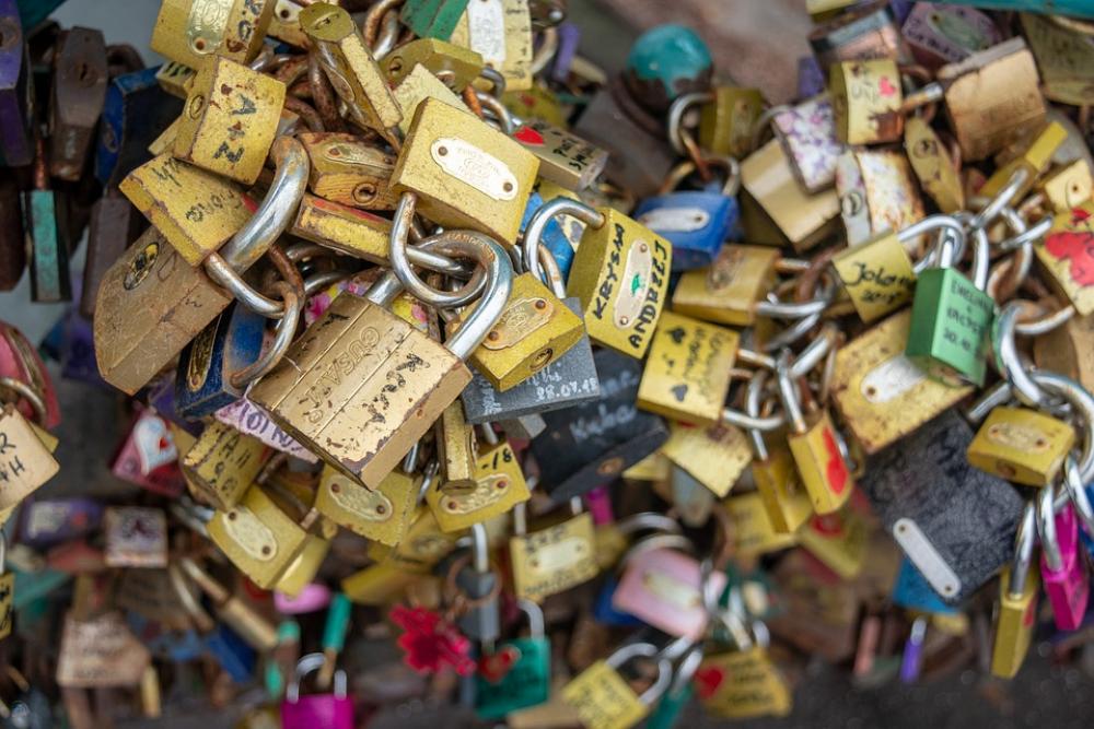 Lock Love Padlock Heart Key Romantic Metal Lock Love Padlock Heart Key Romantic Metal