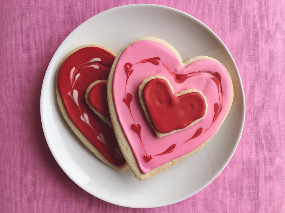 Love Hearts Cookies Valentine Romantic Love Hearts Cookies Valentine Romantic
