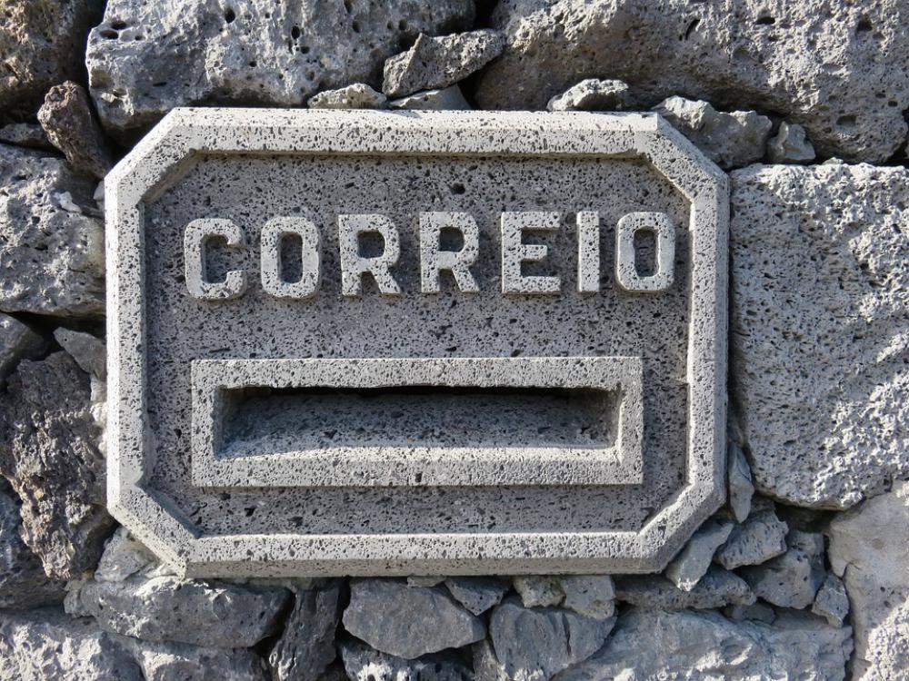 Mail Mailbox Volcanic Rock Post Postal Mailing Mail Mailbox Volcanic Rock Post Postal Mailing