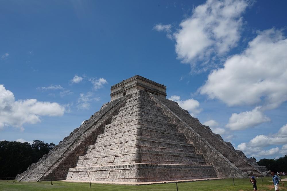 Mexico Pyramid Sky Clouds Mexico Pyramid Sky Clouds