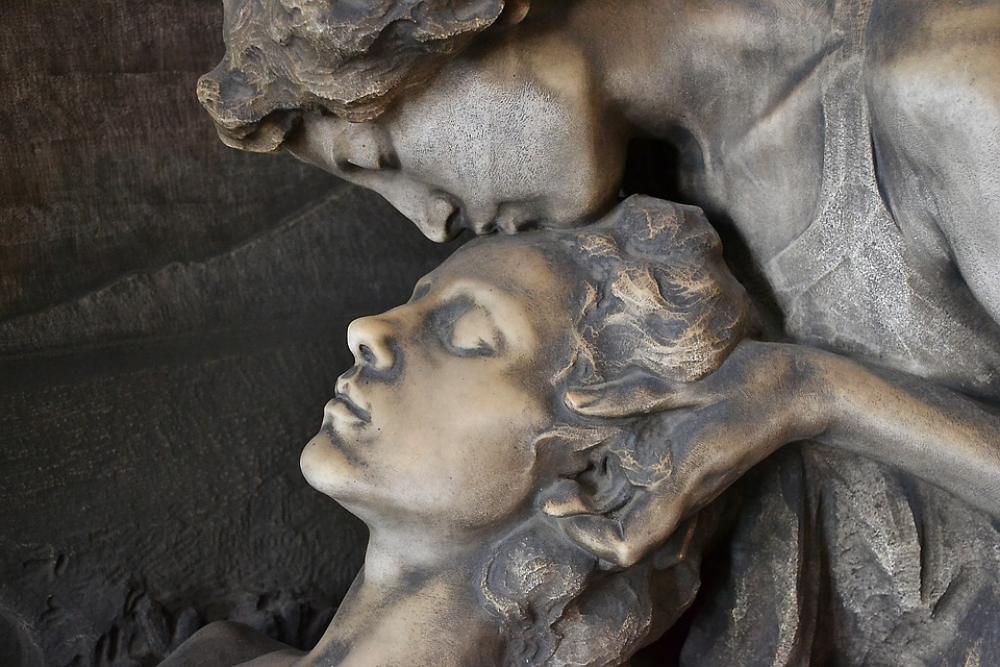 Milan Cemetery Sculpture Statues Bust Religion Milan Cemetery Sculpture Statues Bust Religion