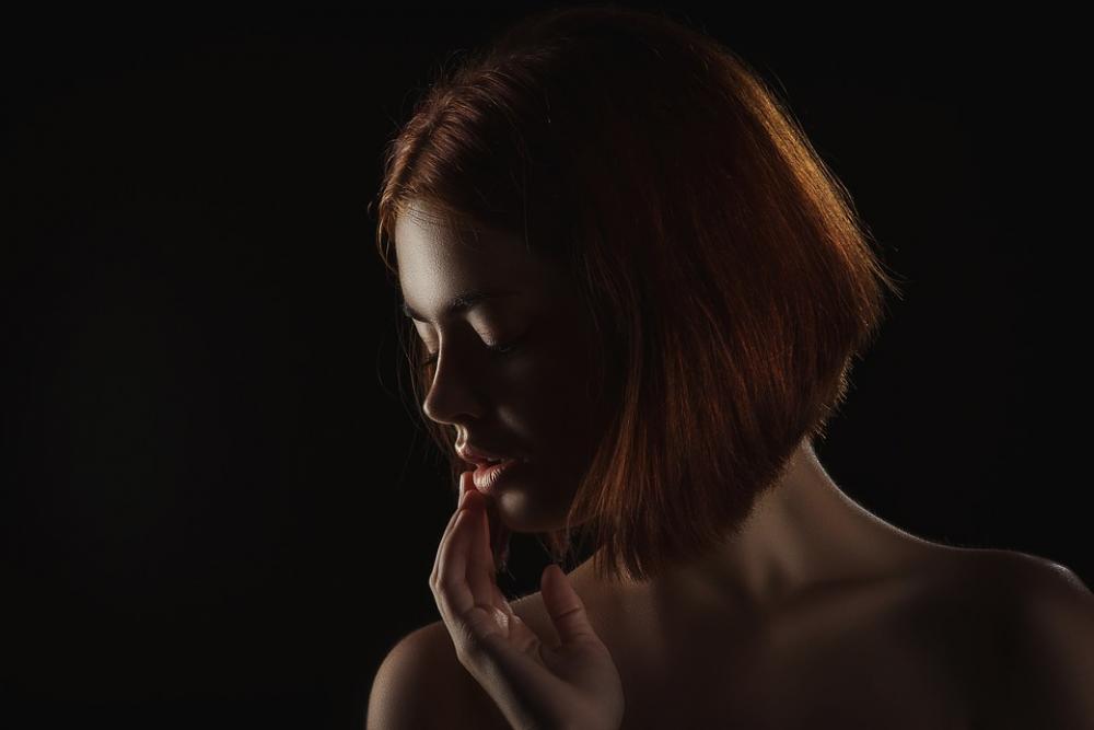 Model Girl Woman Portrait Sensual Lips Model Girl Woman Portrait Sensual Lips